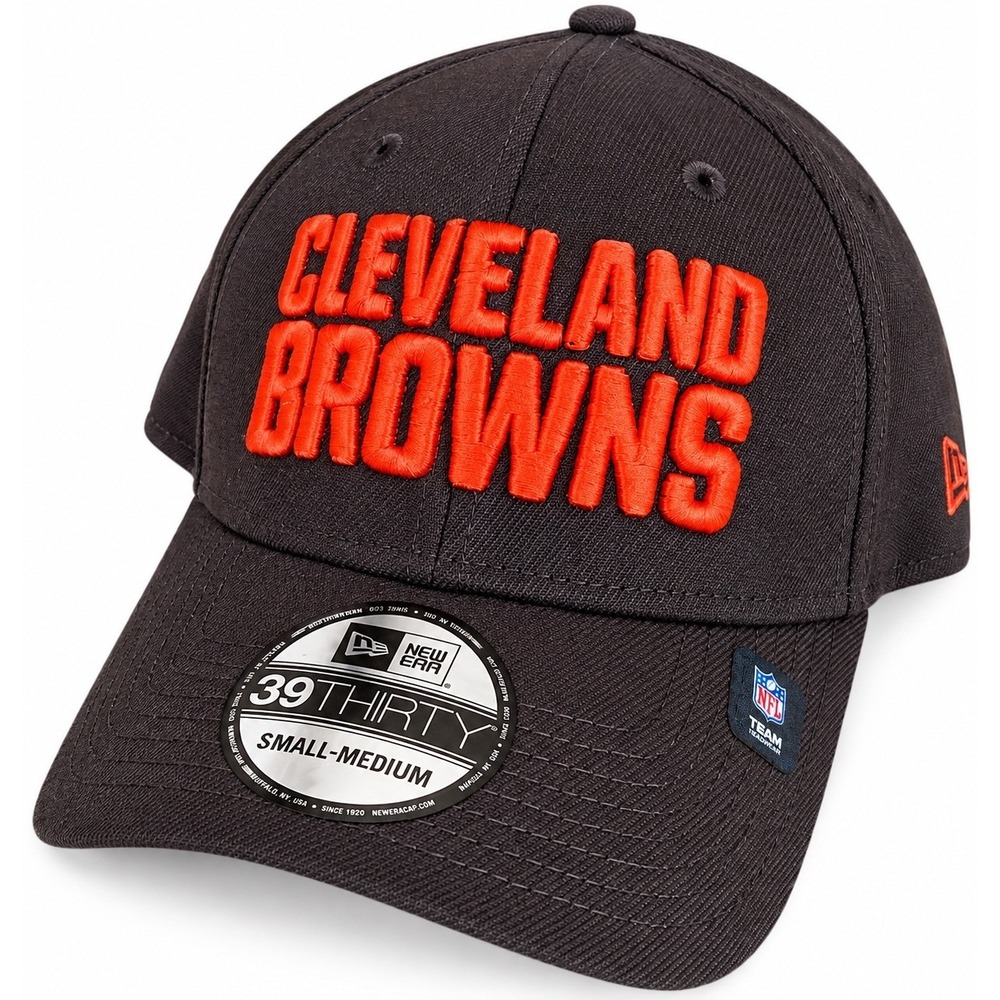New Era Cleveland Browns Team Classic 39THIRTY Flex Hat NFL Small-Medium Cap S/M
